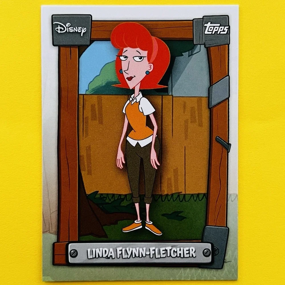 2026 Topps Disney Neon Linda Flynn-Fletcher P&F-7